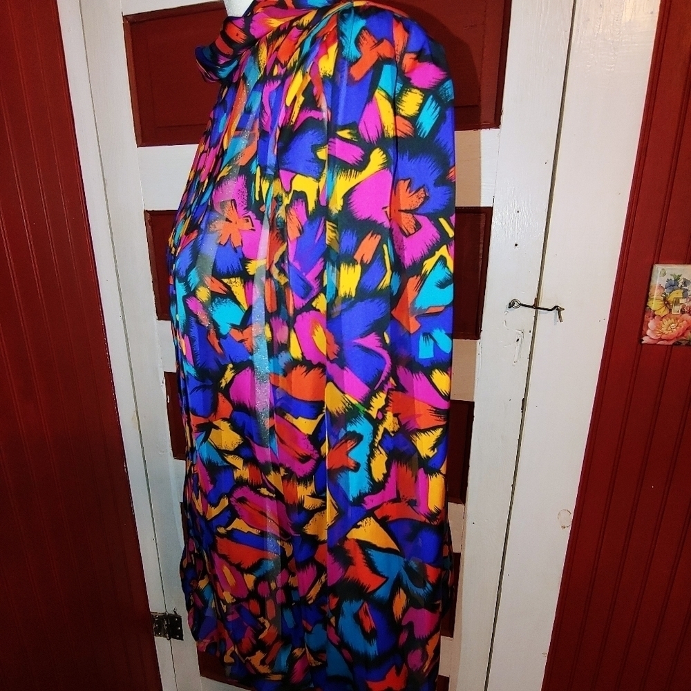 Vintage 80s Nicola Blouse 10 - Picture 2 of 5